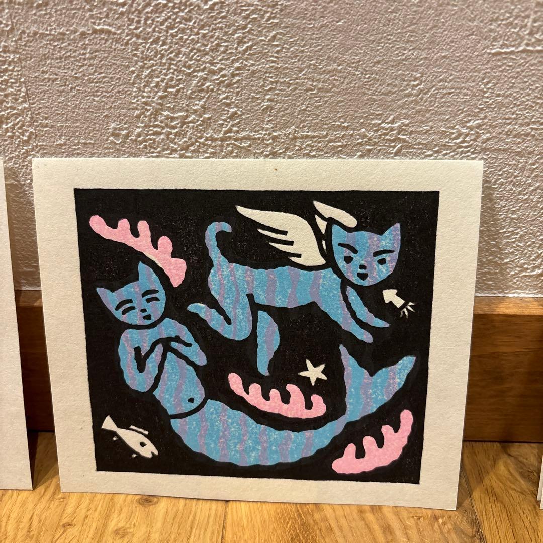 木版画　大野隆司