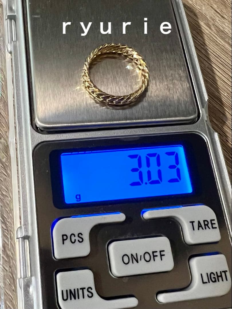 18金K18 6DC リング　ユニセックス