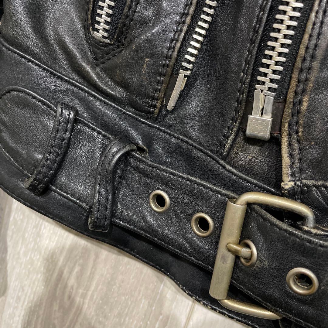 90s hein gericke ライダースジャケット レザージャケット 本革 - メルカリ