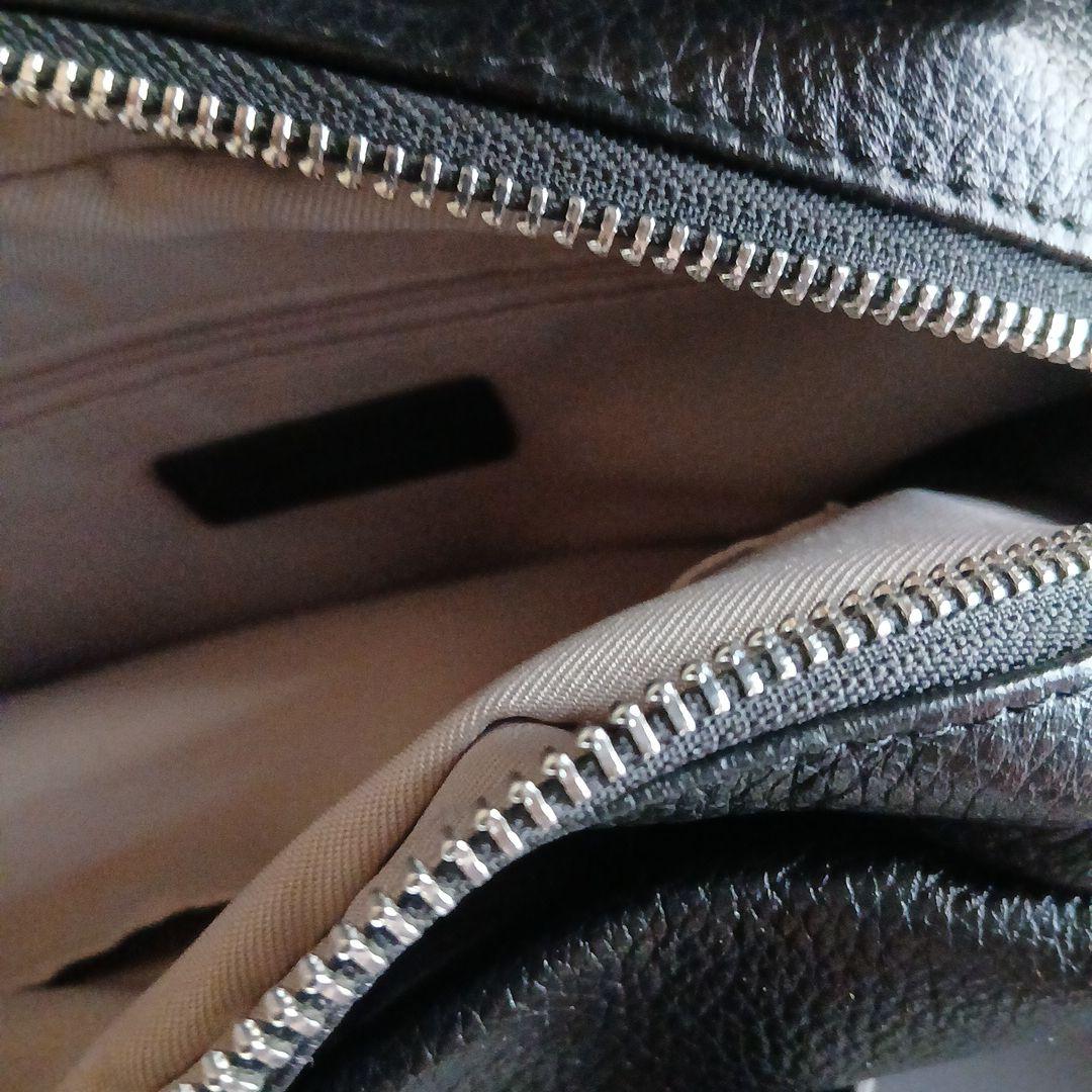 新品未使用・BEARDSLEY ラウンドミニボストンバック　ブラック