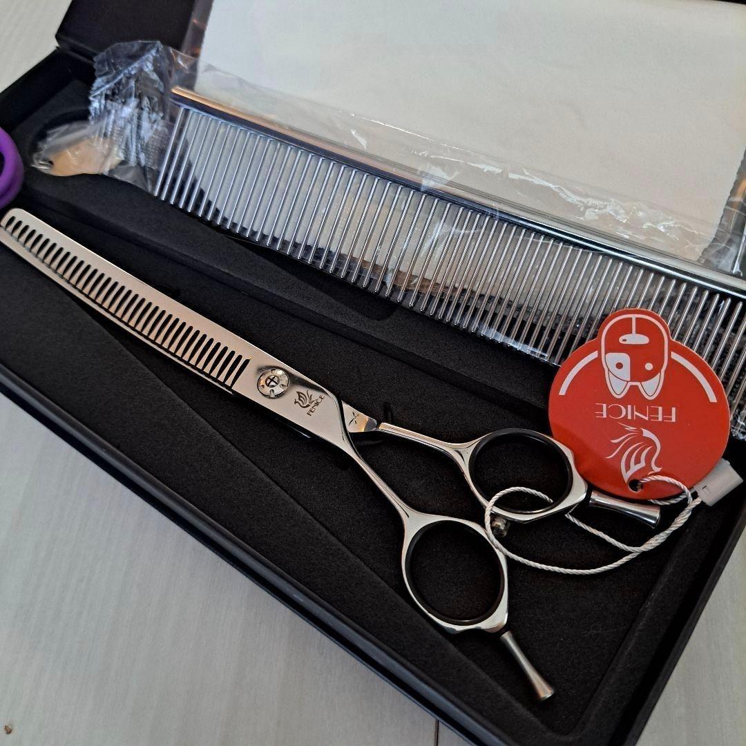 売約済】新品☆フェニーチェ左利き用 カーブセニングシザー☆50%☆7in