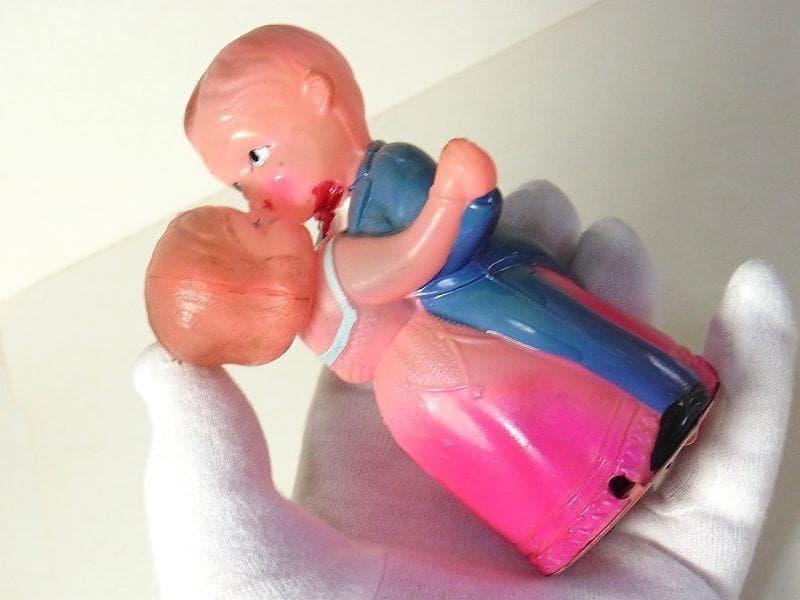 ダンシング カップル セルロイド おもちゃ 占領下日本製 ゼンマイ 戦後