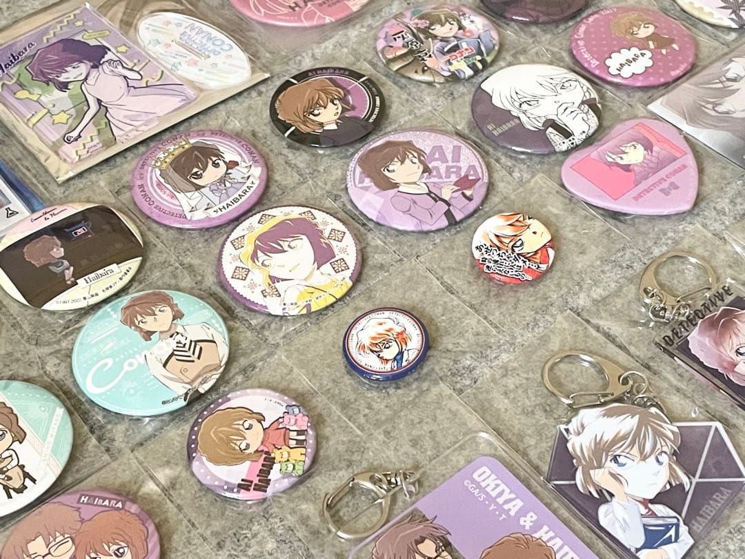 名探偵コナン灰原哀缶バッジまとめ売り 名探偵コナン 灰原哀