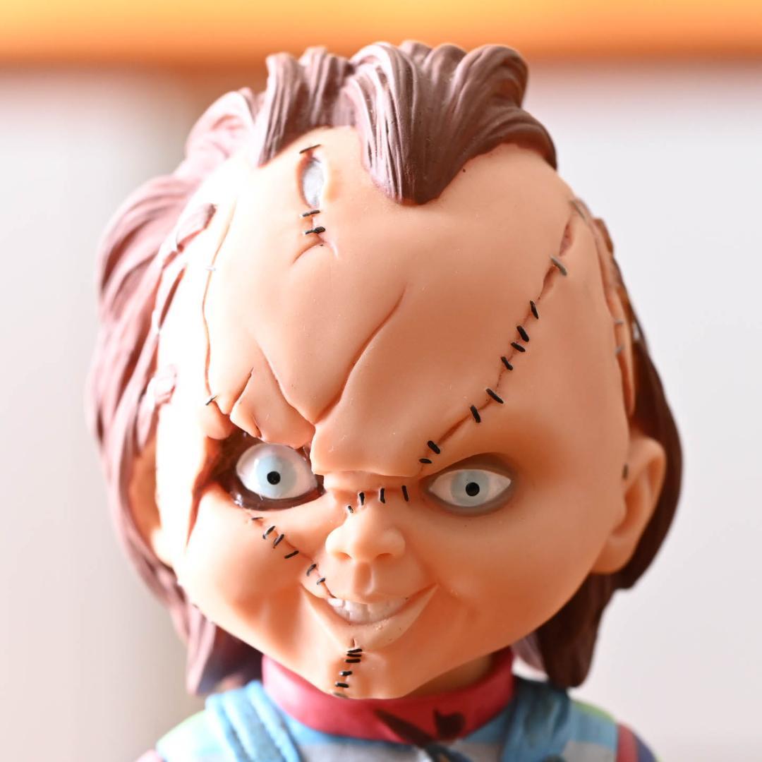 希少 チャイルドプレイ チャッキー ボブルヘッドバンク 首振りフィギュア