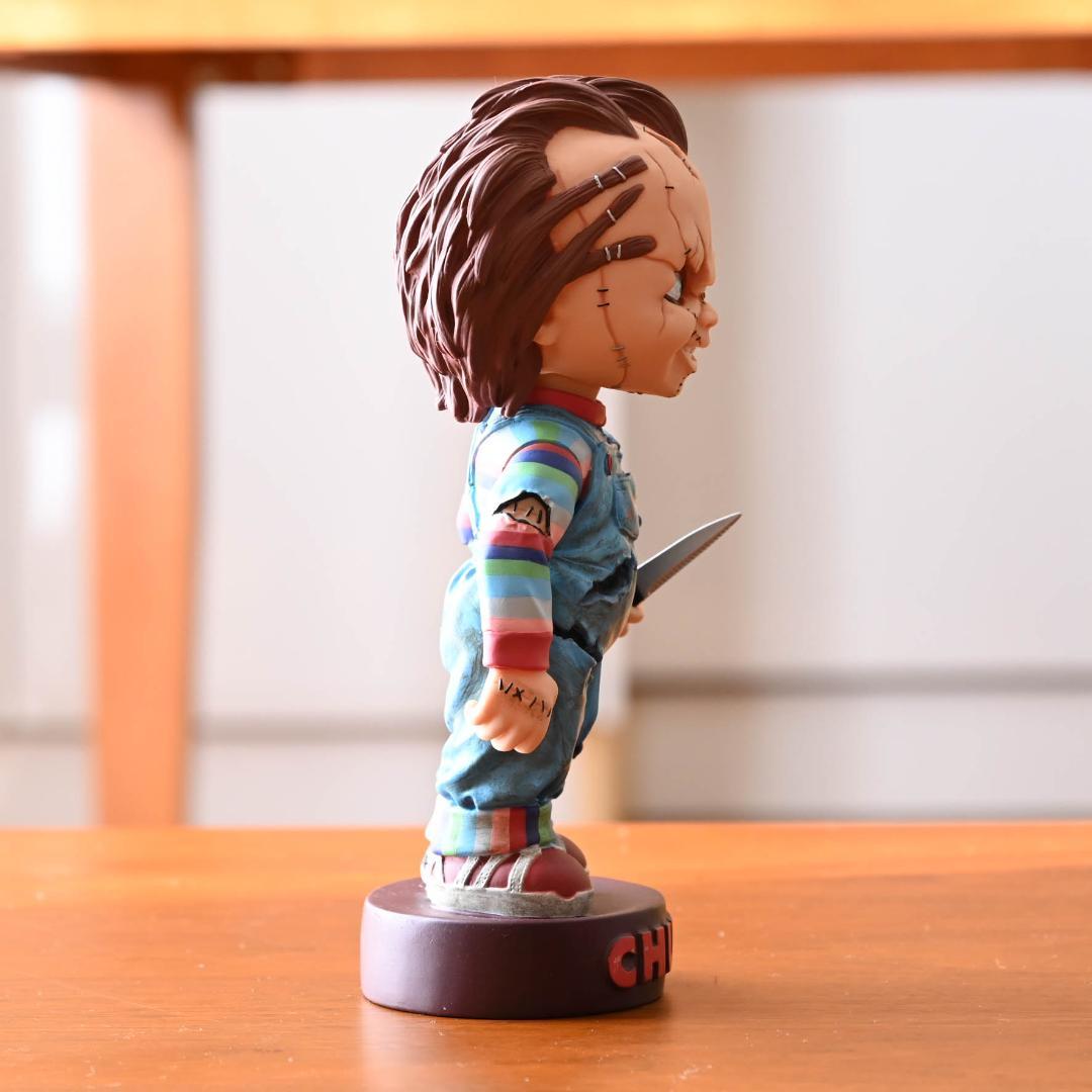 希少 チャイルドプレイ チャッキー ボブルヘッドバンク 首振りフィギュア