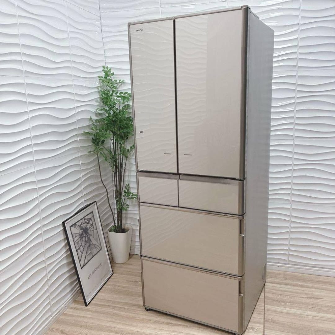 ◇大阪府神戸市配達無料！5ヶ月保証◇日立◇真空チルド◇冷蔵庫555L◇2016年