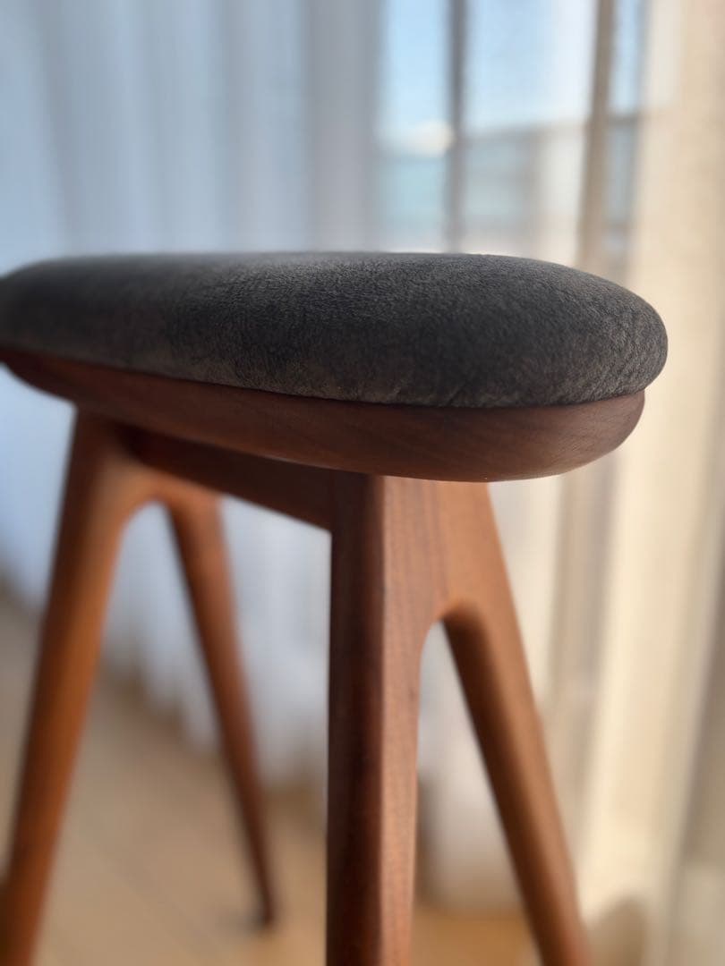 ナガノインテリア　キッチンスツール　コッペ　木製　ミヤモト家具　SOLID