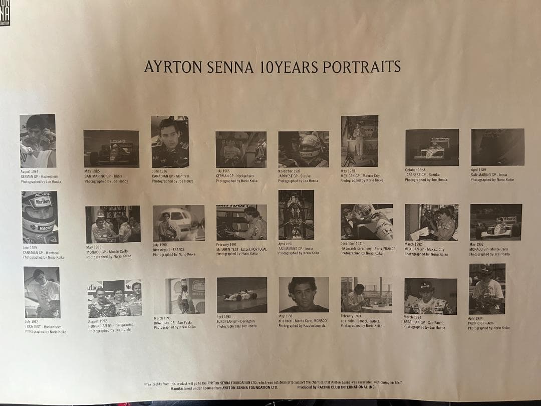 アイルトン・セナ ポートレイト A2 (42cmx59cm) サイズ 24枚 - メルカリ