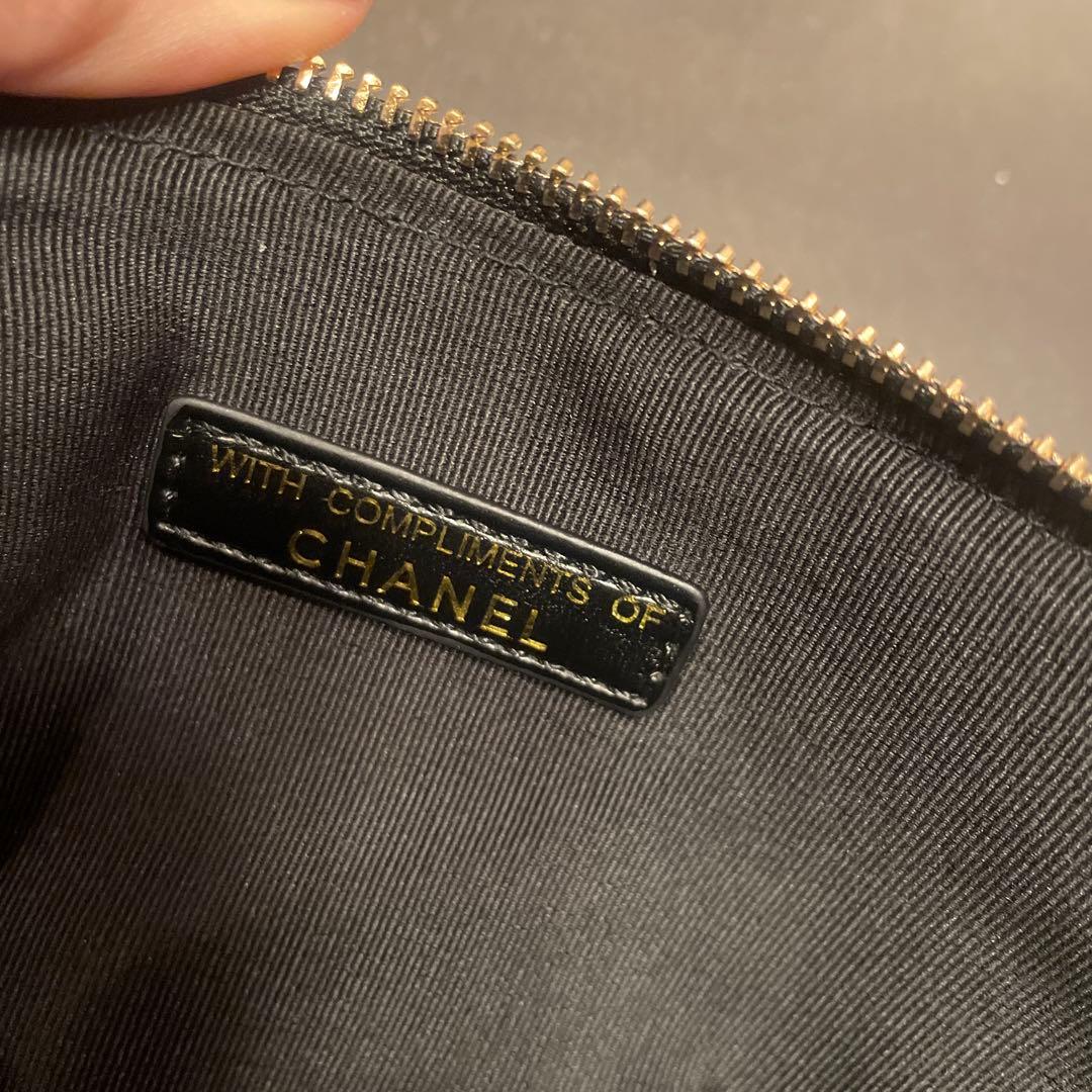 新品未使用　CHANEL ブラック ノベルティ　ポーチ　限定　非売品　シャネル