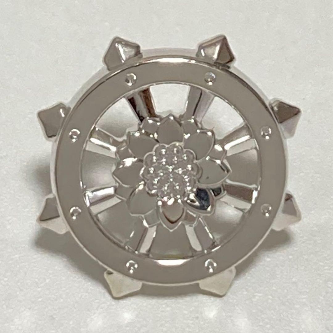 新品 真如苑 真言宗総本山伝燈苑 仏法輪 シルバー 純銀 ネックレス