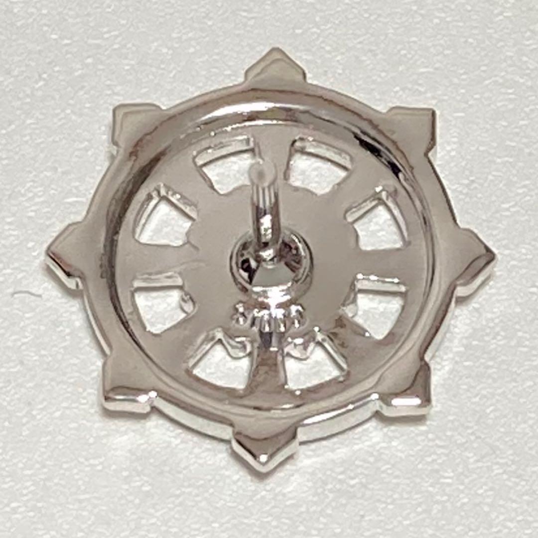 新品 真如苑 真言宗総本山伝燈苑 仏法輪 シルバー 純銀 ネックレス