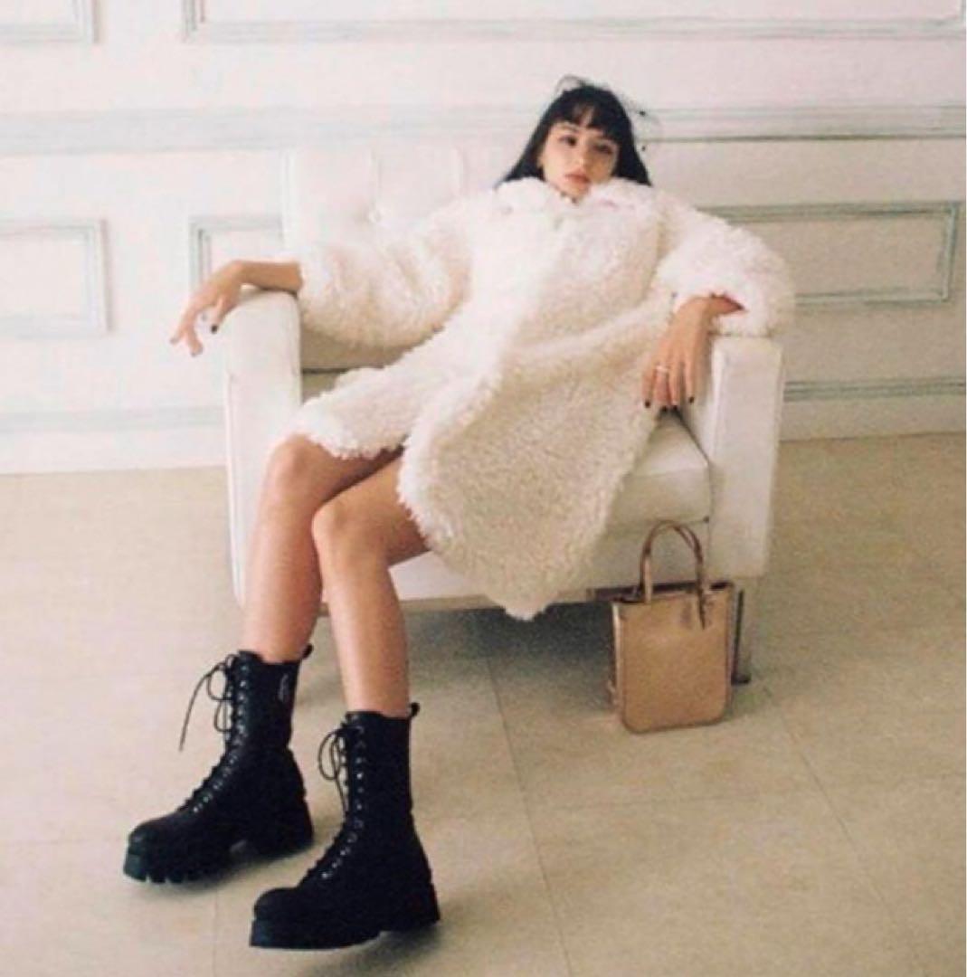 bibiy コートand 持ち手パールbag