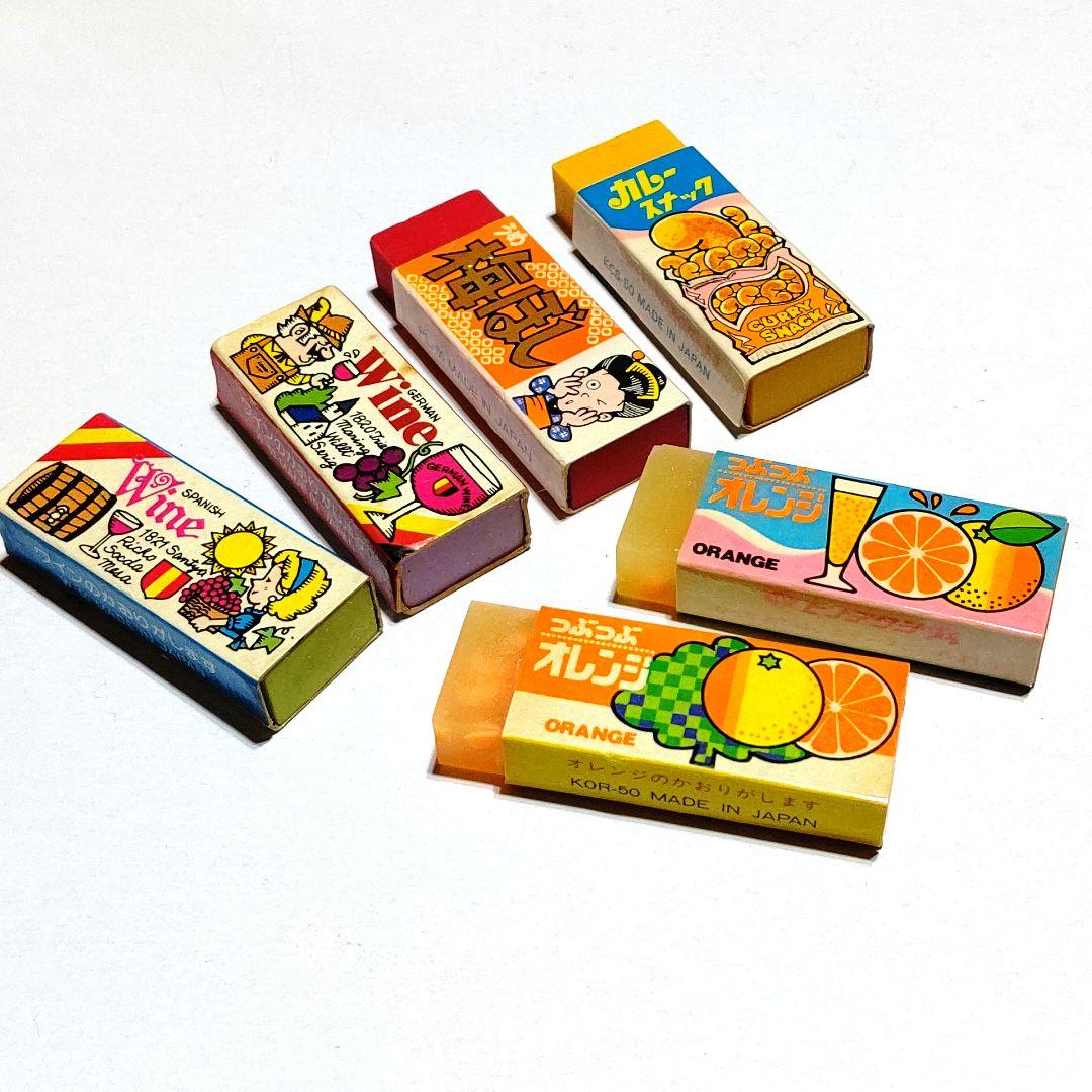 羽子板字消 消ゴム ヒノデワシ 箱付 合計22個昭和レトロ文房具