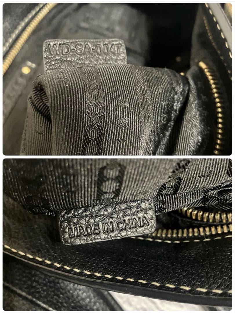 【極美品】セリーヌ ワンショルダー トリオンフ ビタースウィート シボ革 黒