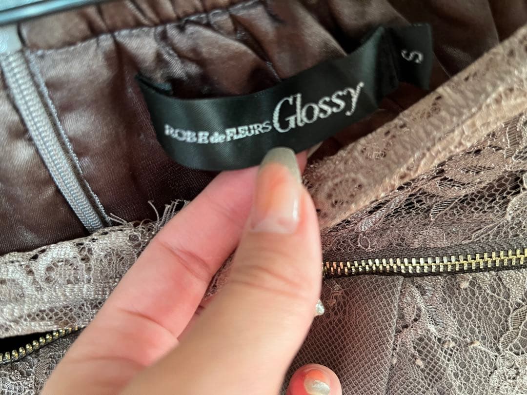 【あ‼️】ROBE de FLEURS Sサイズ キャバドレス モカ