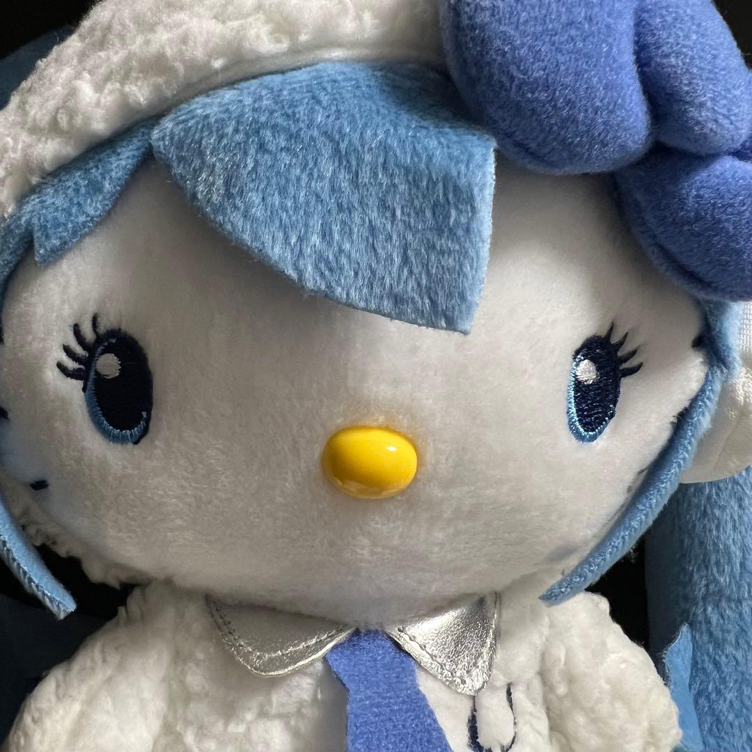 雪ミク キティ ぬいぐるみ 雪ウサギミク×ハローキティ (Mサイズ) 北海道限定
