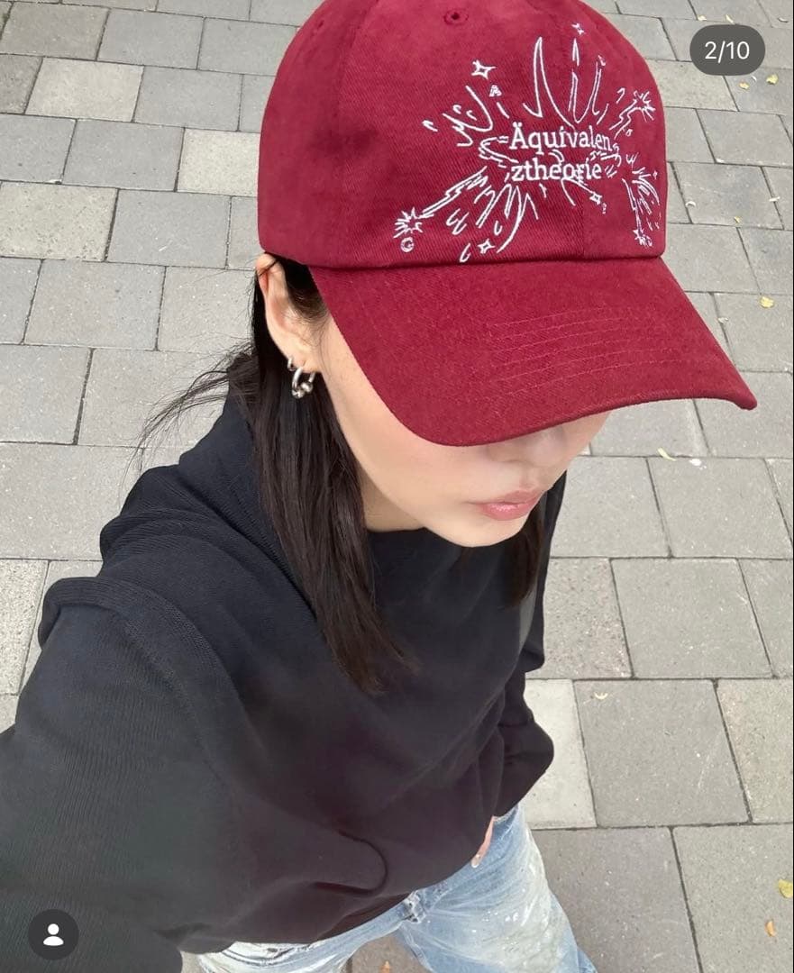 Aquilvalen ztheorie 刺繍キャップ