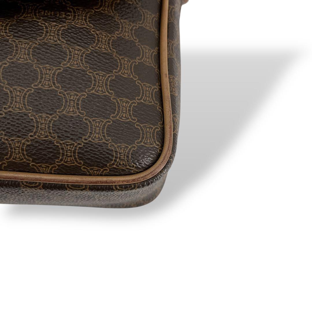 オールド　セリーヌ　ショルダーバッグ　カメラバッグ　マカダム　トリオンフ　PVC