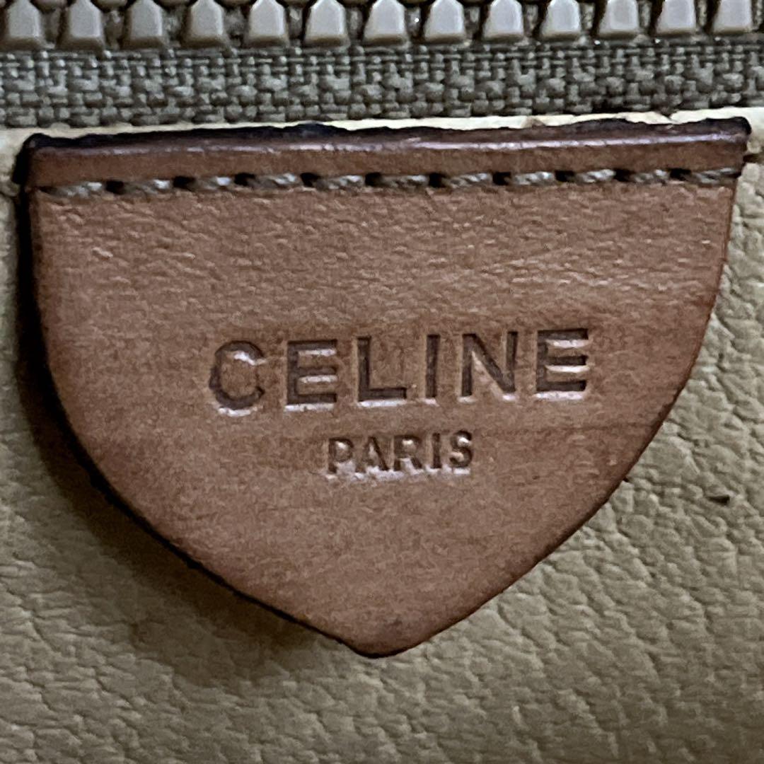 オールド　セリーヌ　ショルダーバッグ　カメラバッグ　マカダム　トリオンフ　PVC