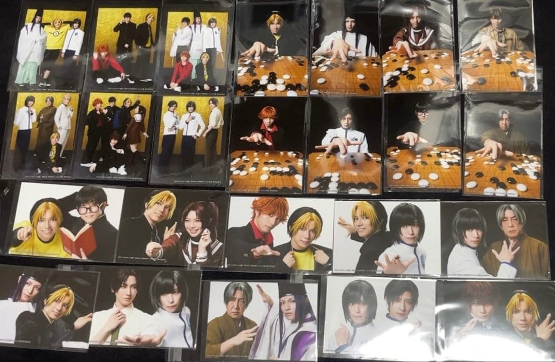 ヒカルの碁　小畑健　花鳥風月　塔矢アキラ　ヒカル　佐為　缶バッジ　くじ　歌絵巻