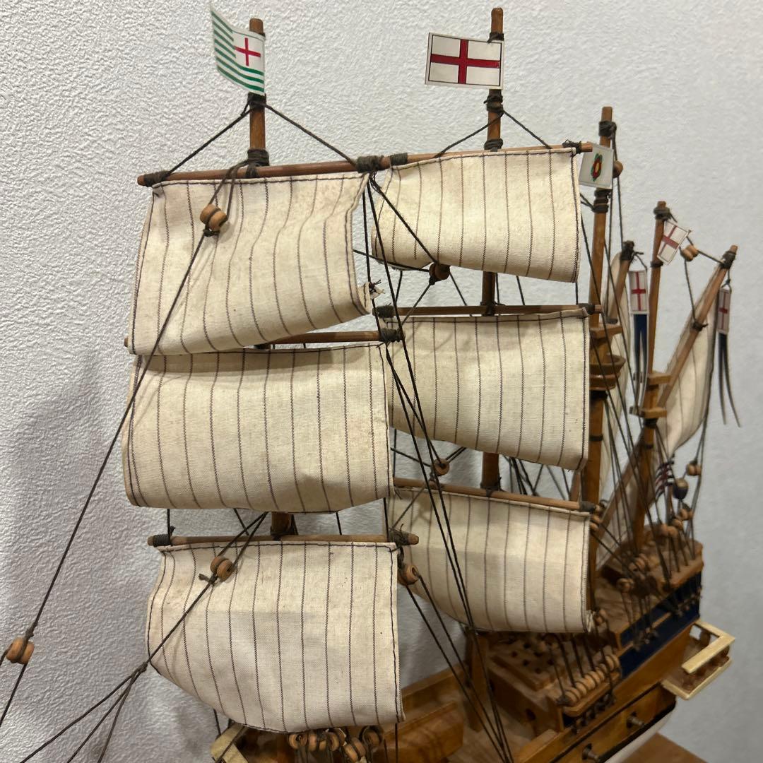revenge ガレオン船　イギリス　帆船　ボート　ビンテージ　アンティーク