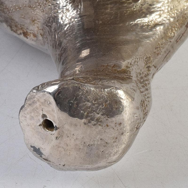 金属工芸 象 置物 重さ約1713g V 9092