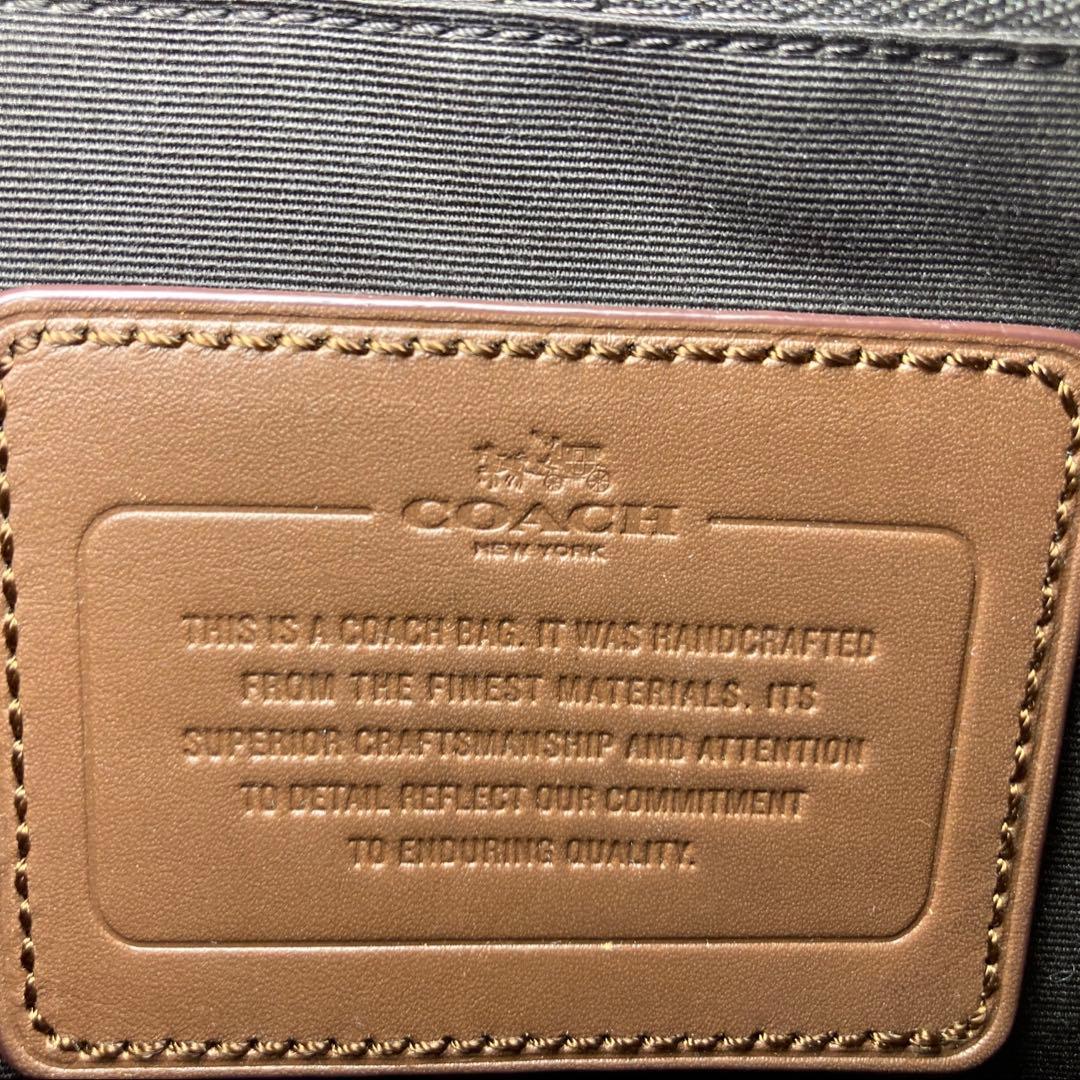 【美品】COACH レキシントンレザー メトロポリタントート ブラウン 3室