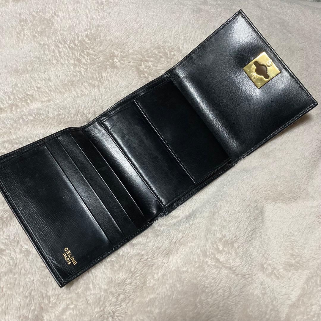 オールド】CELINE ガンチーニ レザー財布