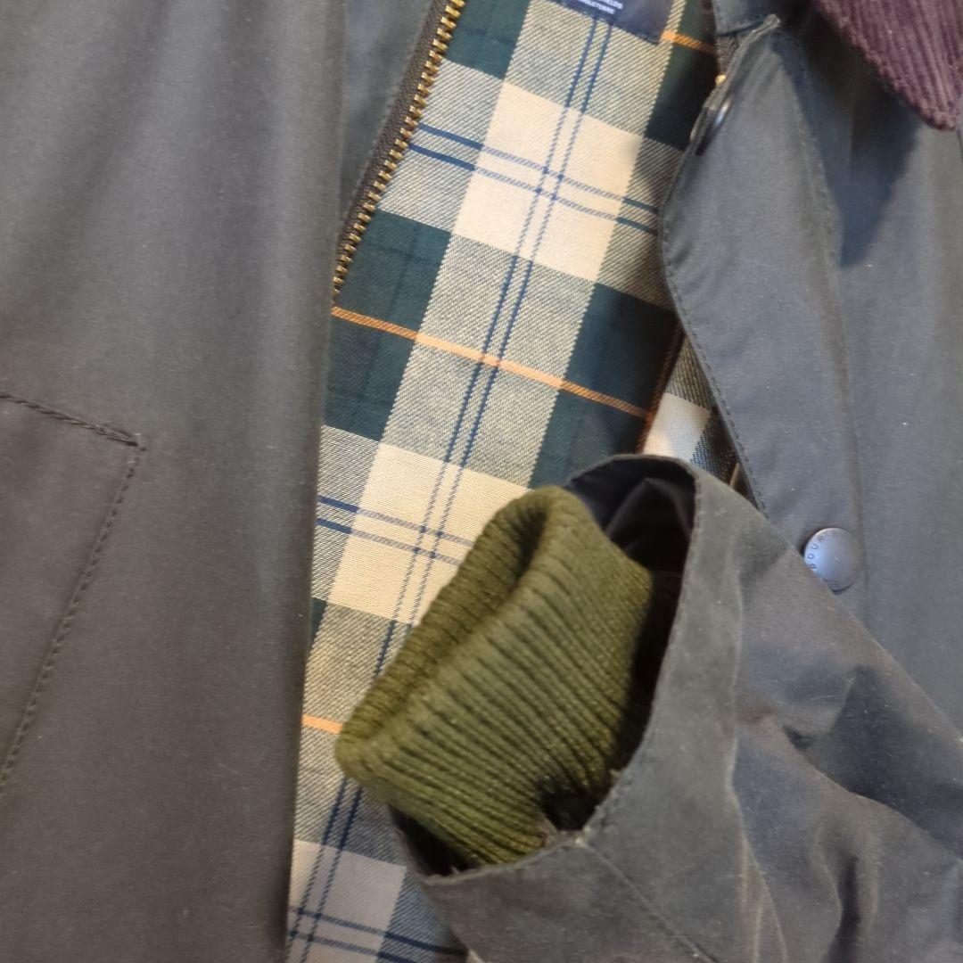 Barbour SL BEDALE 36 SAGE コーデュロイ襟付き