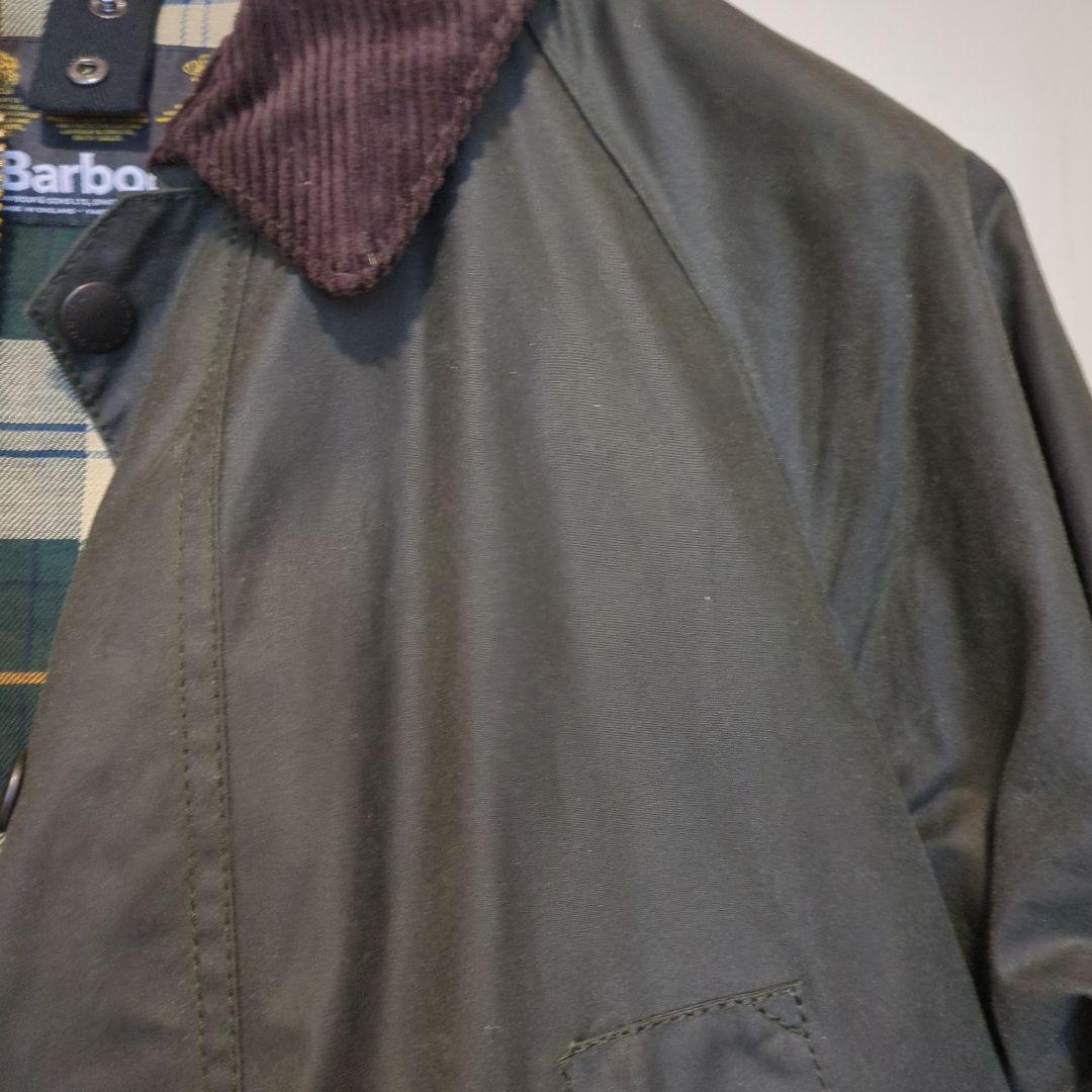 Barbour SL BEDALE 36 SAGE コーデュロイ襟付き