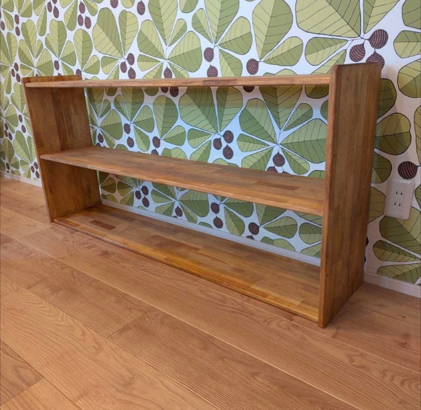 higashikurumemom 木製棚　①-2 OIL仕上げ higashikurumemom 木製棚 ①-2 OIL仕上げ higashikurumemom 木製棚 ①