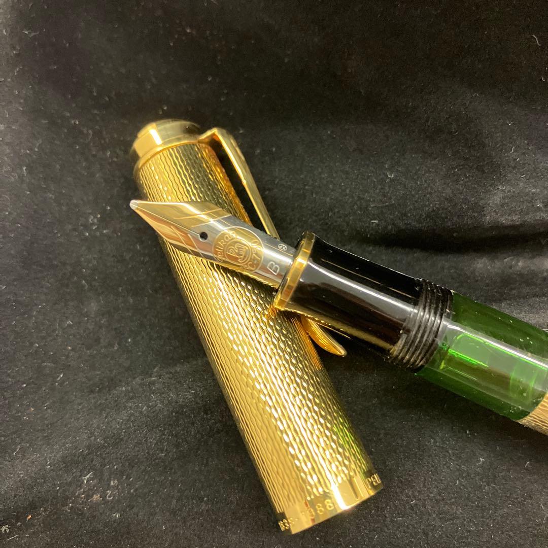 Pelikan M760ペリカン150周年記念 18K B木箱付 未使用品 Pelikan M760ペリカン150周年記念 18K B木箱付 未使用品