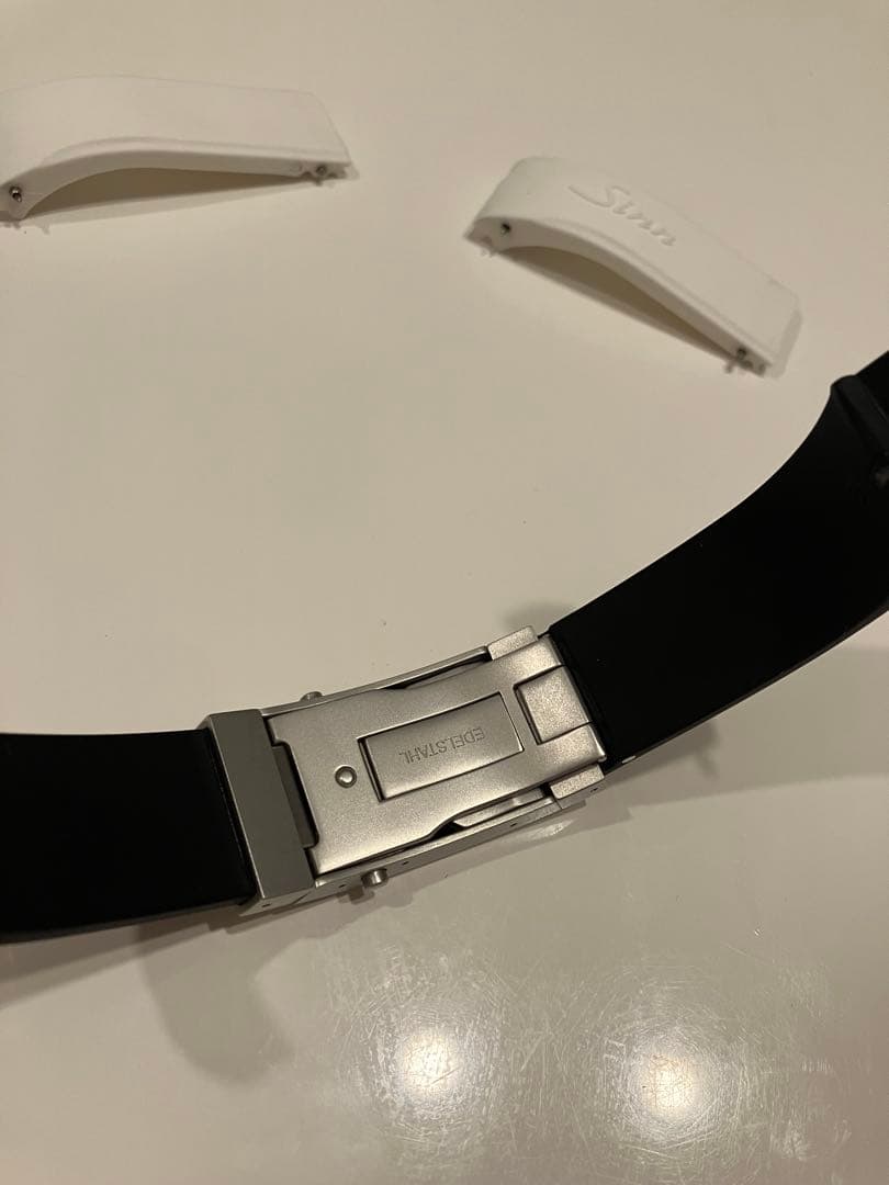 Sinn純正 ラージフォールディングバックル ステンレスマット・セット・20mm