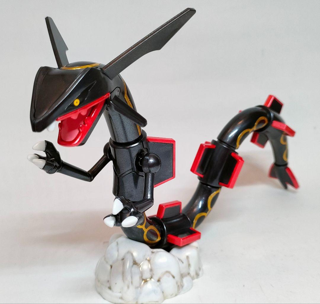 黒いレックウザ ポケプラ 全塗装 完成品 ポケモン - メルカリ