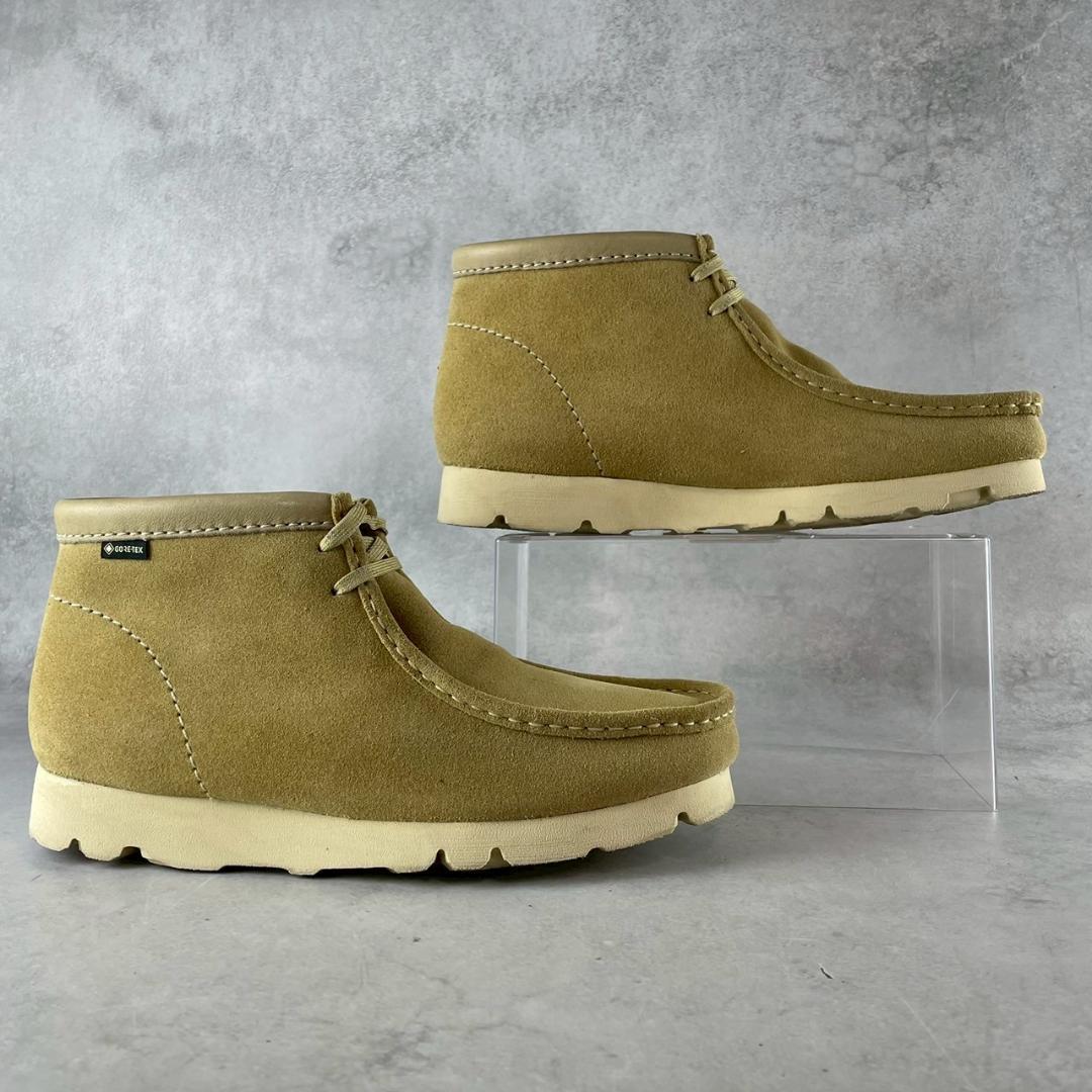 美品　クラークス　GTX ワラビーブーツ　ゴアテックス　メープルスエード　 26