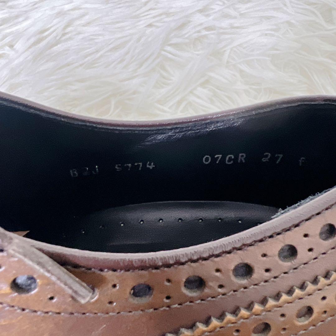 ✨未使用級✨　REGAL リーガル セミブローグ レザーシューズ 茶 27cm