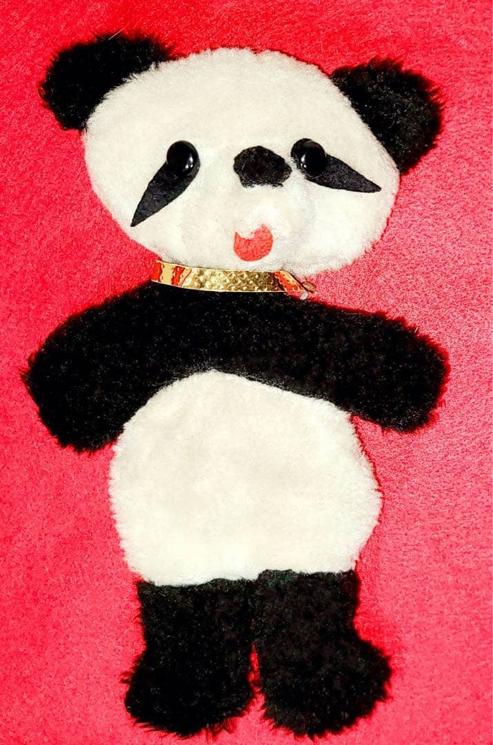 稀少1970年代上野動物園パンダぬいぐるみ人形フィギュア昭和レトロ玩具