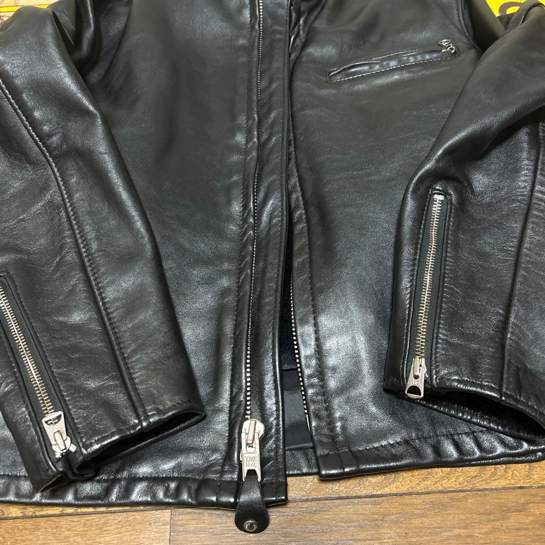 美品‼️schott641 40インチシングルライダースインナーボア付