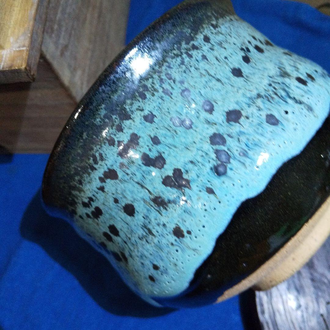 上野焼 高鶴窯 高鶴夏山 油滴天目 抹茶茶椀 共箱付 1955年作 - メルカリ