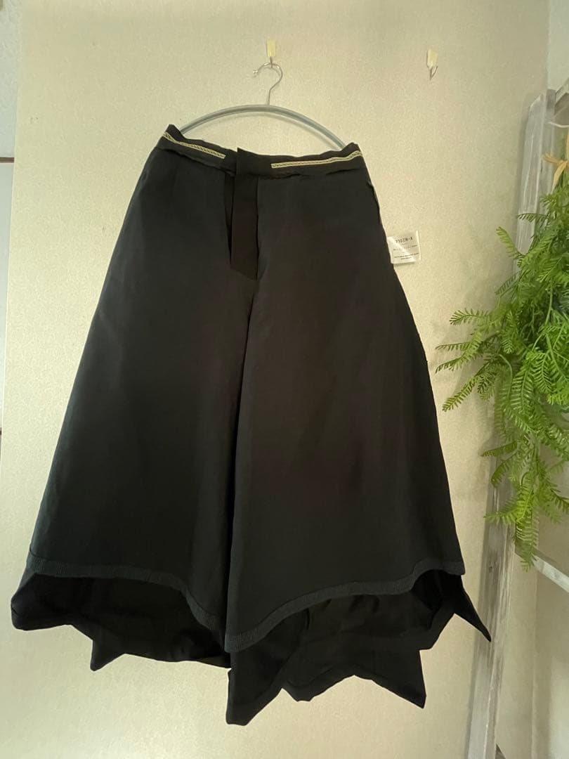 ROSEN-X ローゼンX はかま風パンツ ユニセックス サイドスリット 黒