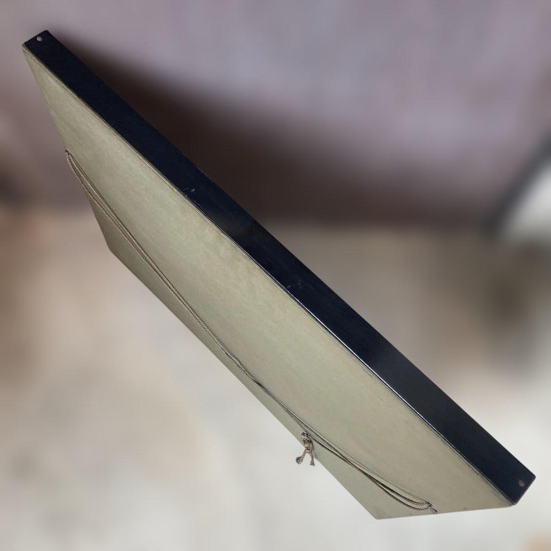 芳山 作 額装 絵画 梅の花 紅白梅図 木目調 浮き彫り風 美術