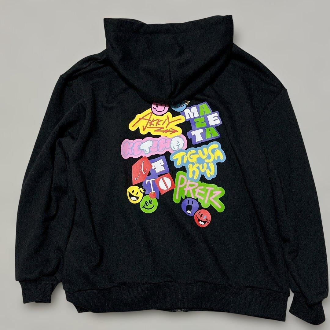 AMPTAKxCOLORS アンプタックカラーズ ジップアップパーカー パーカー