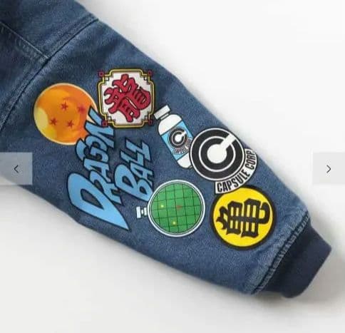 BREEZE ドラゴンボールコラボデニムボアジャケット（140-150サイズ