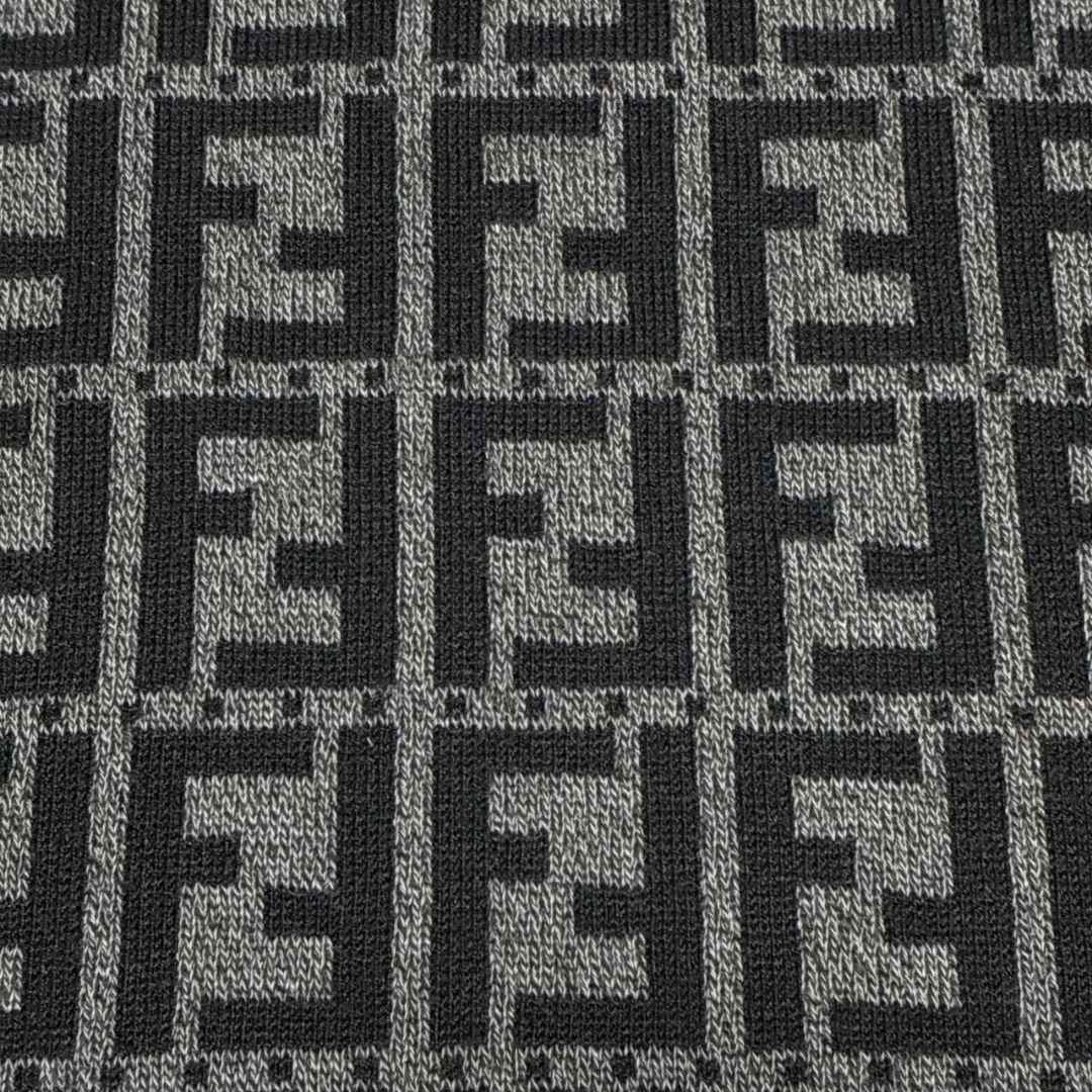 極美品✨FENDI フェンディ FF柄 ズッカ柄 イタリア製 ウール マフラー