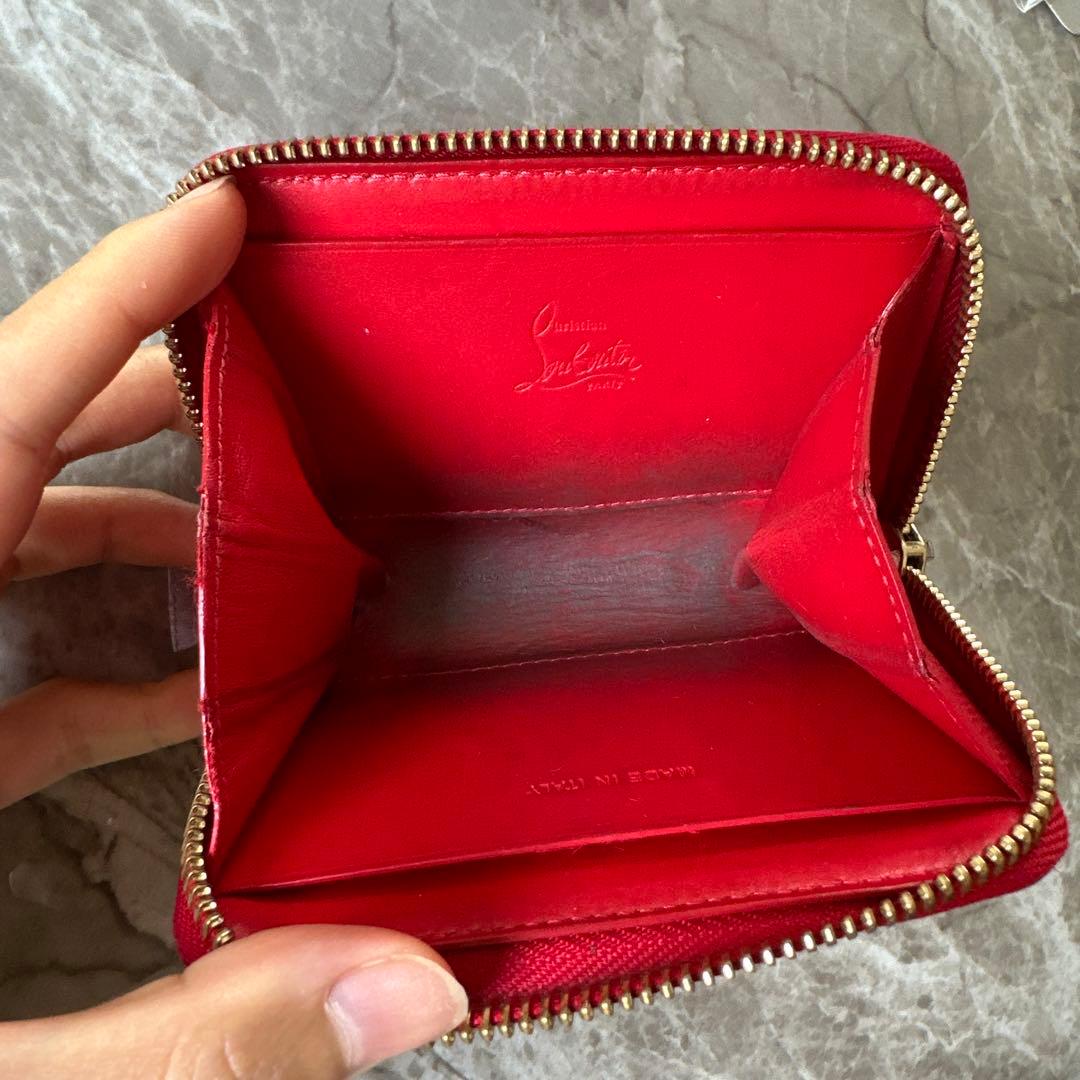 ChristianLouboutin ルブタン　レザー　財布　ミニウォレット