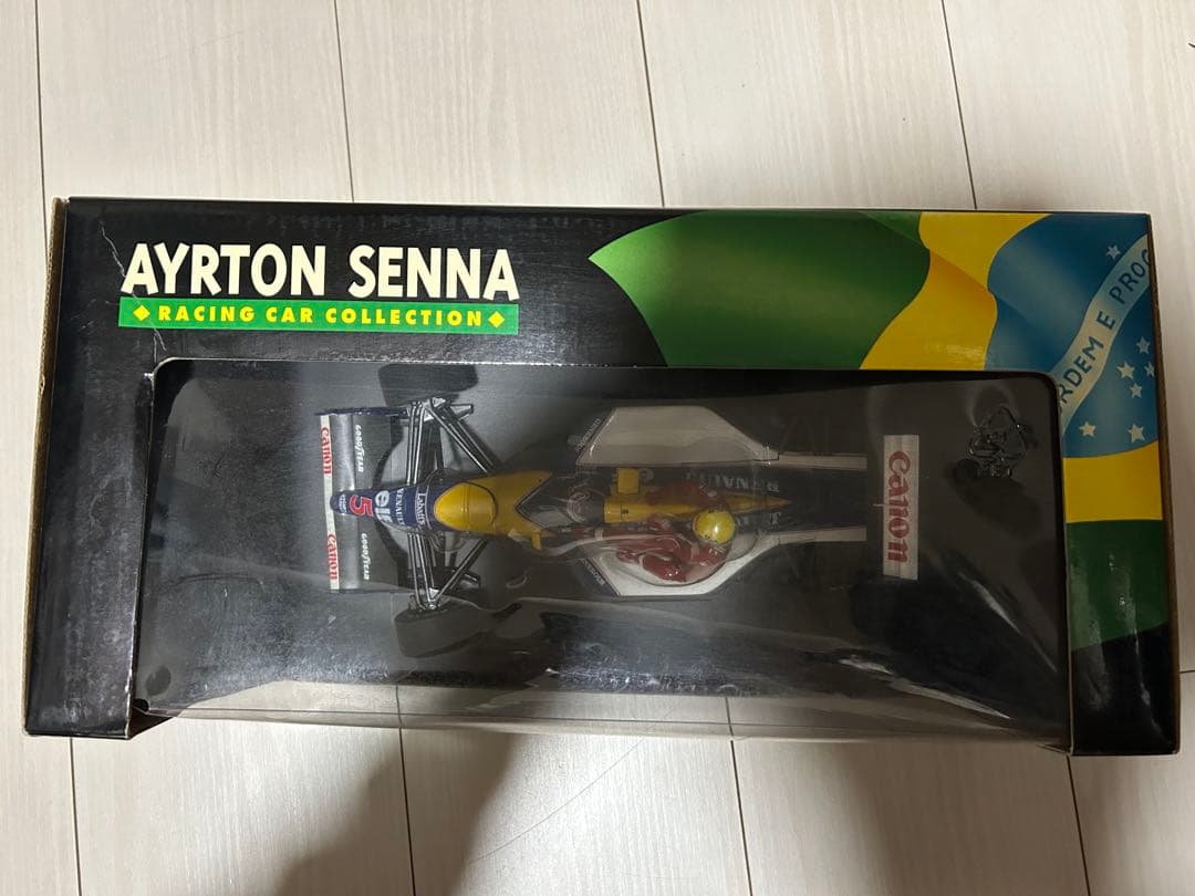 1/18 ウィリアムズルノー FW14 マンセル セナ　ミニカー