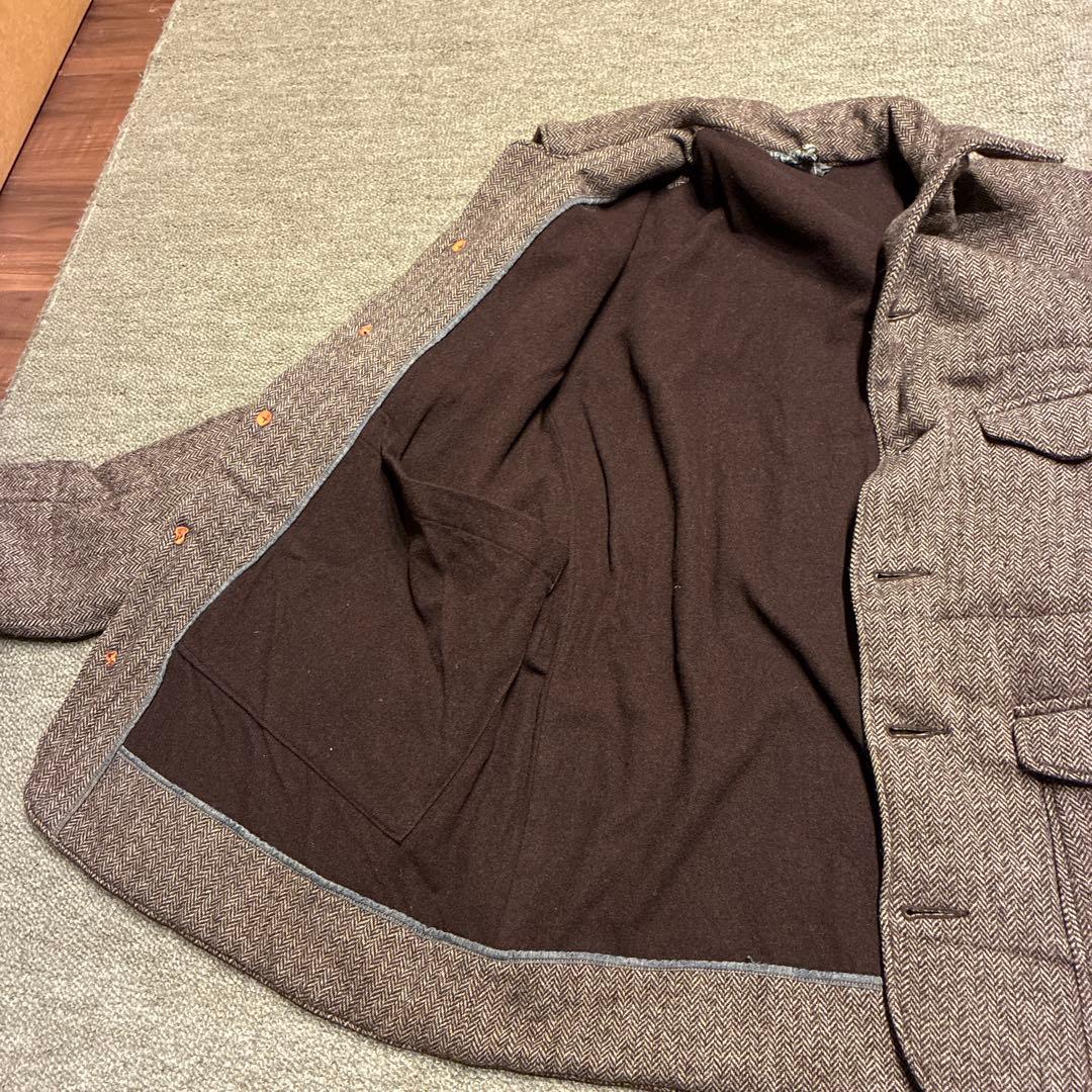 45rpm ブラウン ヘリンボーンジャケット サイズ5