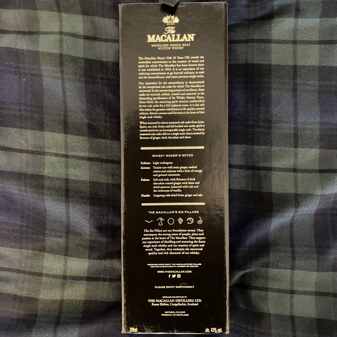 月末限定お値下げ マッカラン18年 シェリーオーク 2023リリース The