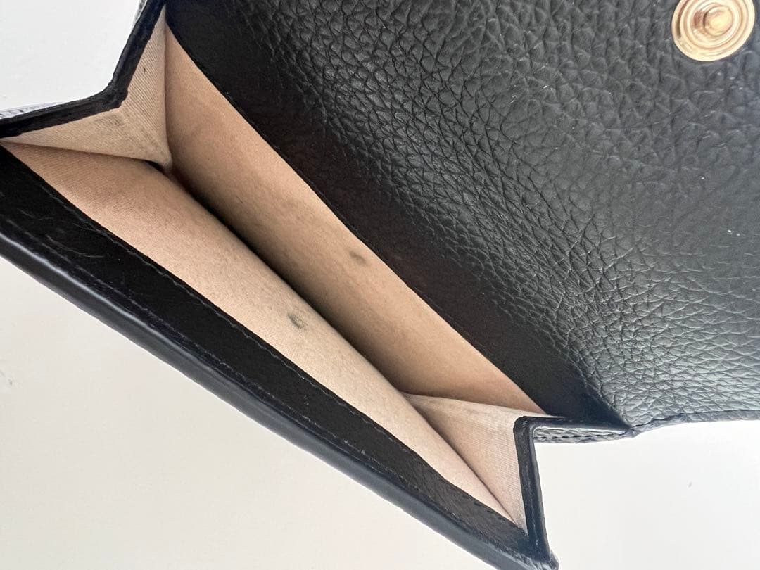 美品　Chloé ブラック 三つ折り財布　クロエ