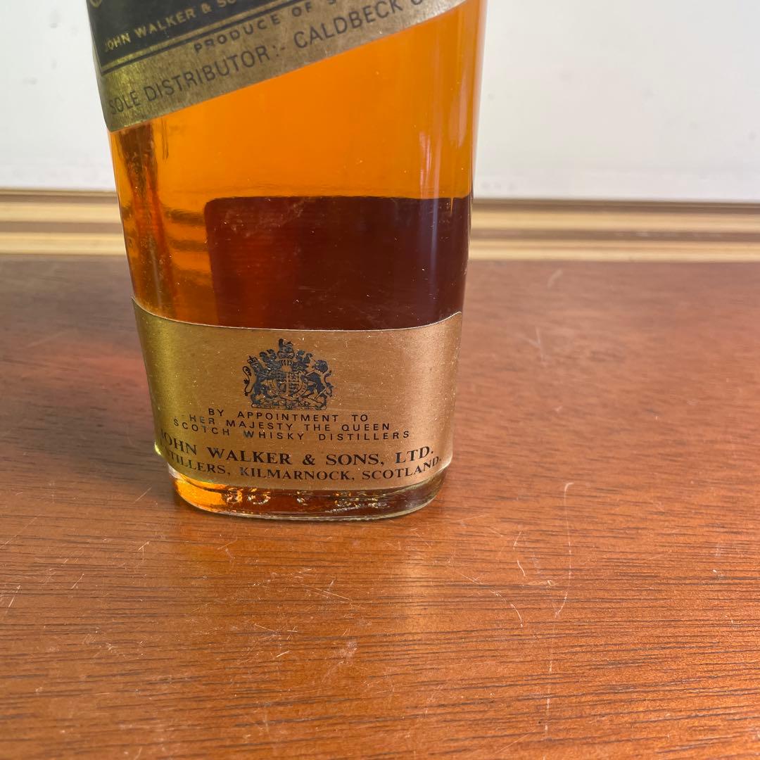 ジョニーウォーカー 黒ラベル 赤ラベル ウイスキー特級 未開封 70年代